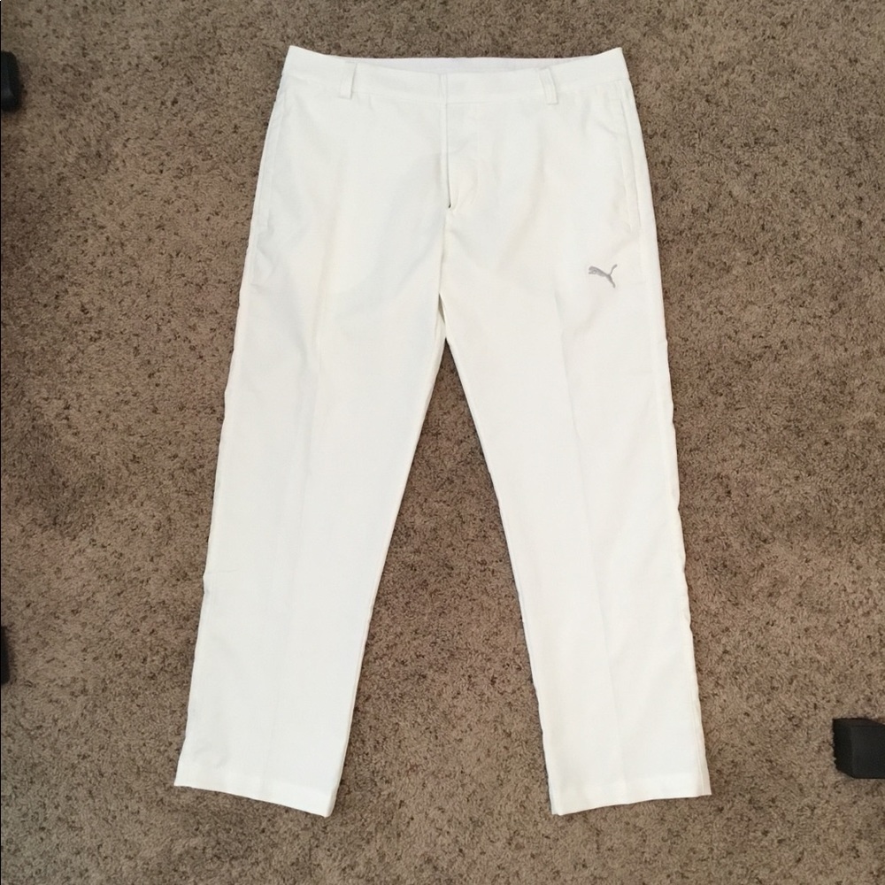 Puma White Men's Chino-Style Pants